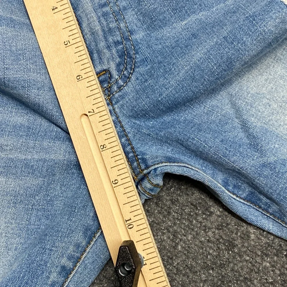 7 For All Mankind Kids Standard Light Wash Distressed Bootcut Jeans‎ Size 14